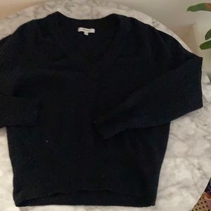 Madewell black v neck sweater from last season!
